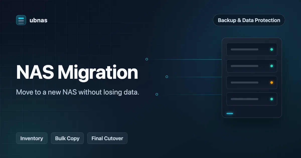 How to Migrate to a New NAS Without Losing Data