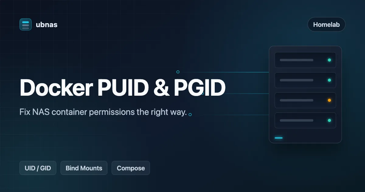 Docker PUID and PGID Explained for NAS Users