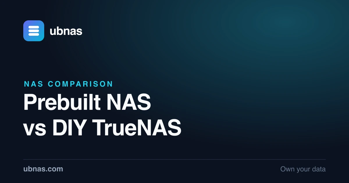 Prebuilt NAS vs DIY TrueNAS: Which Should You Build in 2026?