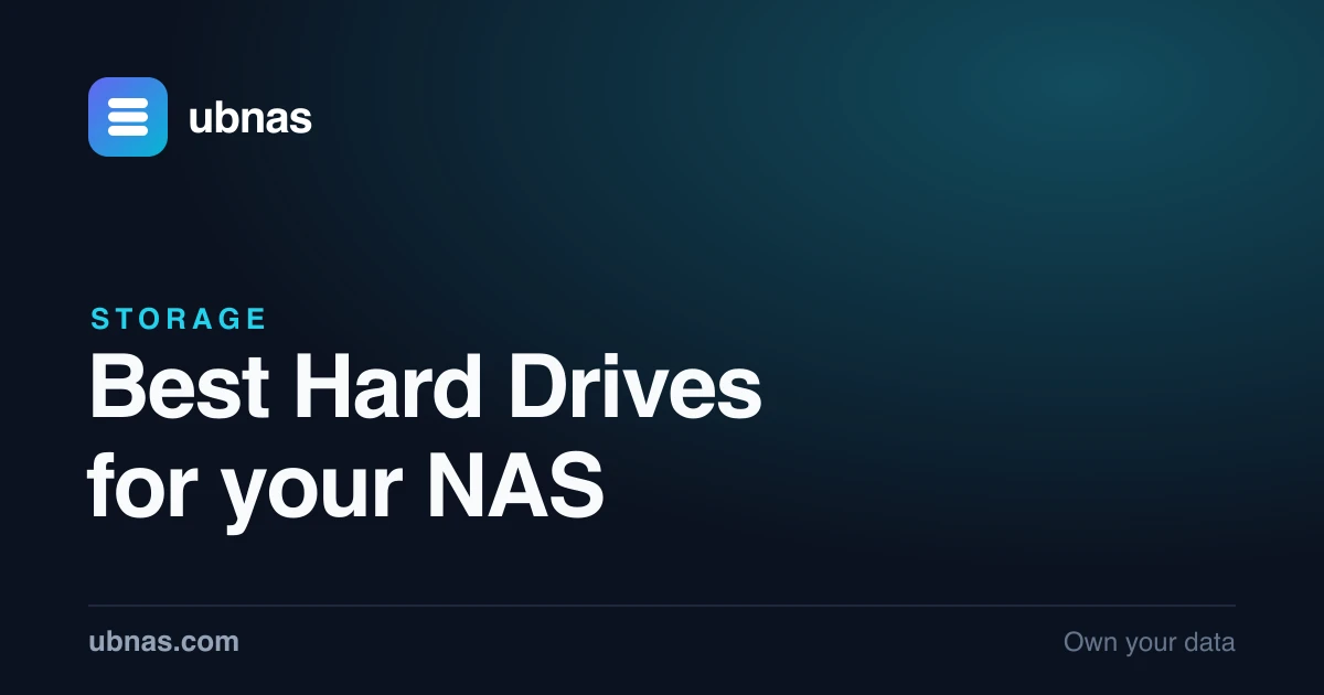 Best Hard Drives for NAS in 2026 (CMR vs SMR, Sizes & Reliability)