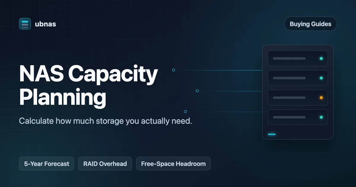 NAS Capacity Planning: Calculate How Much Storage You Need