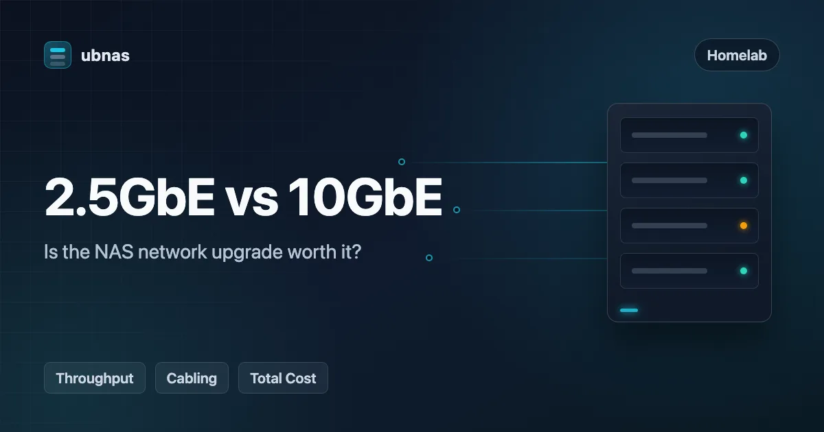 2.5GbE vs 10GbE for NAS: Is the Upgrade Worth It?